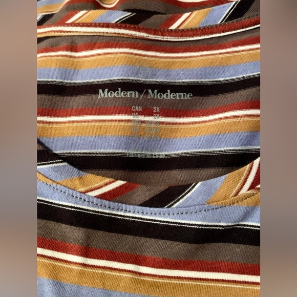 2/$30 ADDITIONELLE modern fit plus tees - Picture 3 of 4